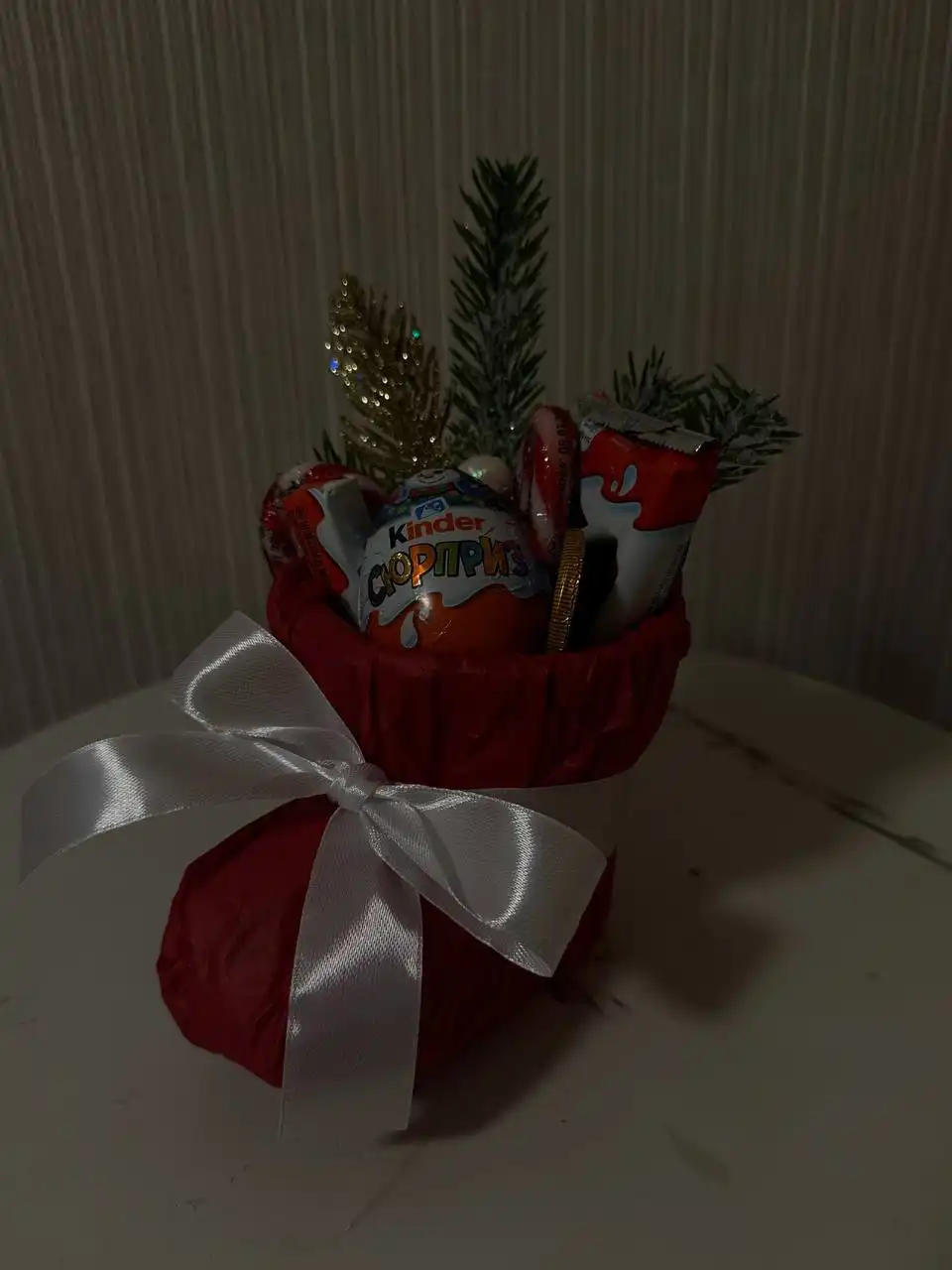 Новогодние светящиеся букеты из бабочек