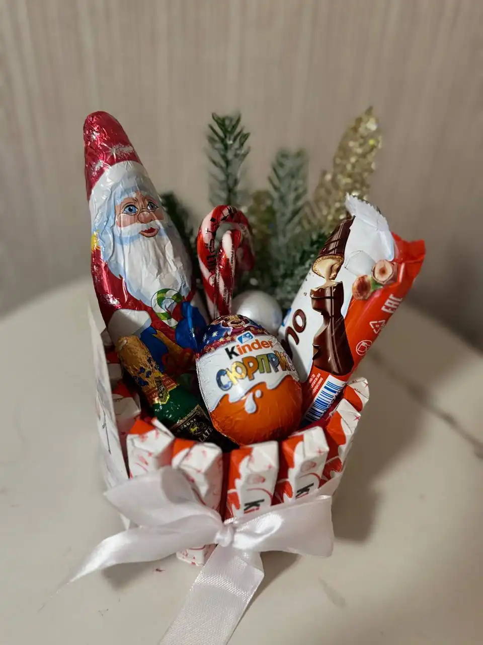 Новогодние светящиеся букеты из бабочек