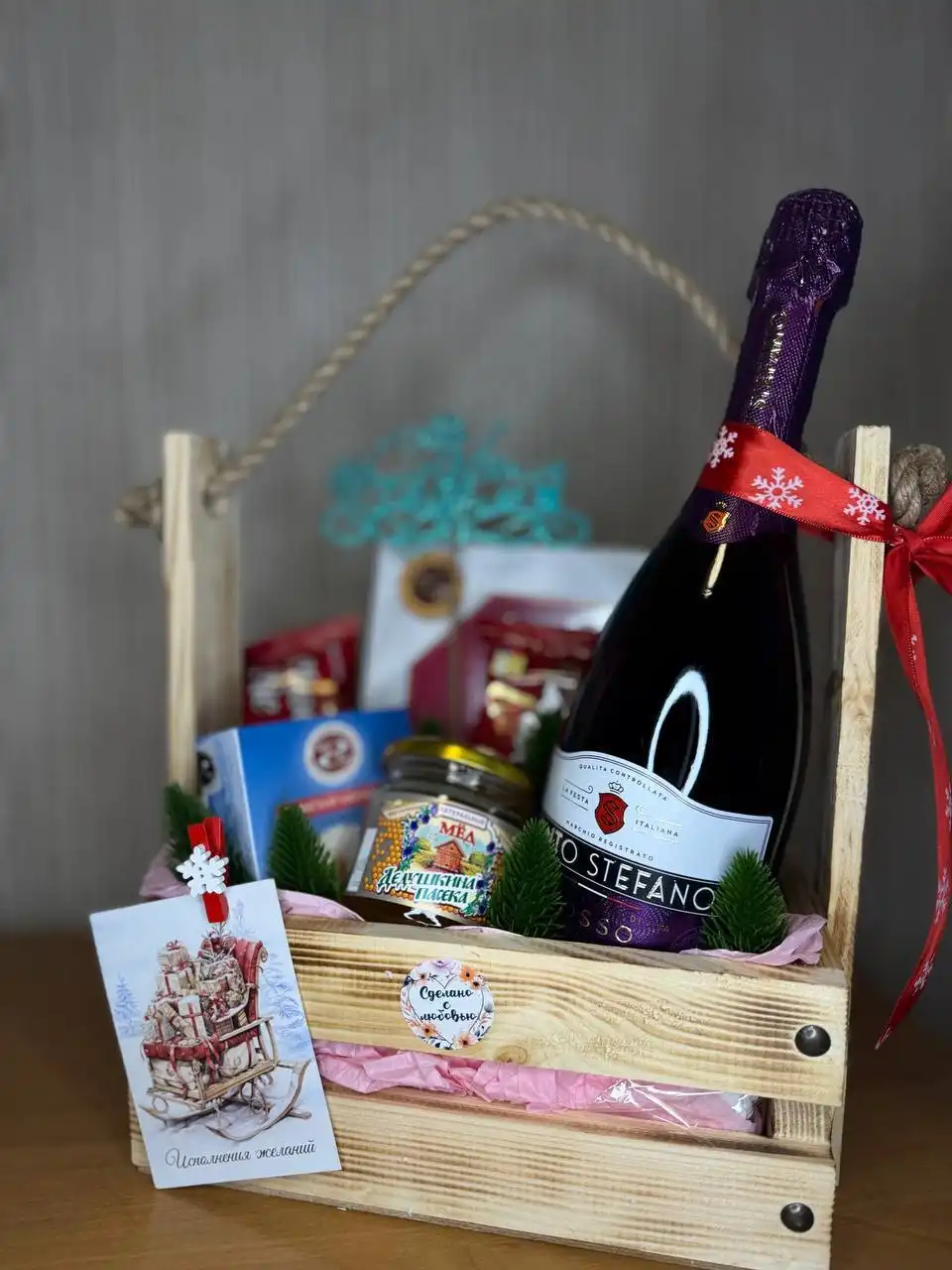 Новогодние светящиеся букеты из бабочек