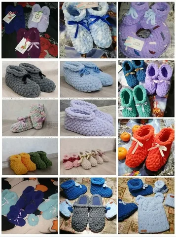 Плюшевые тапочки ручной работы - частное объявление в Симферополь