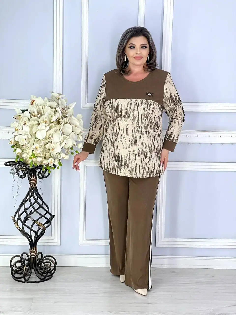 Костюм двойка кашемир лапша - Костюмы (Одежда) в Симферополь