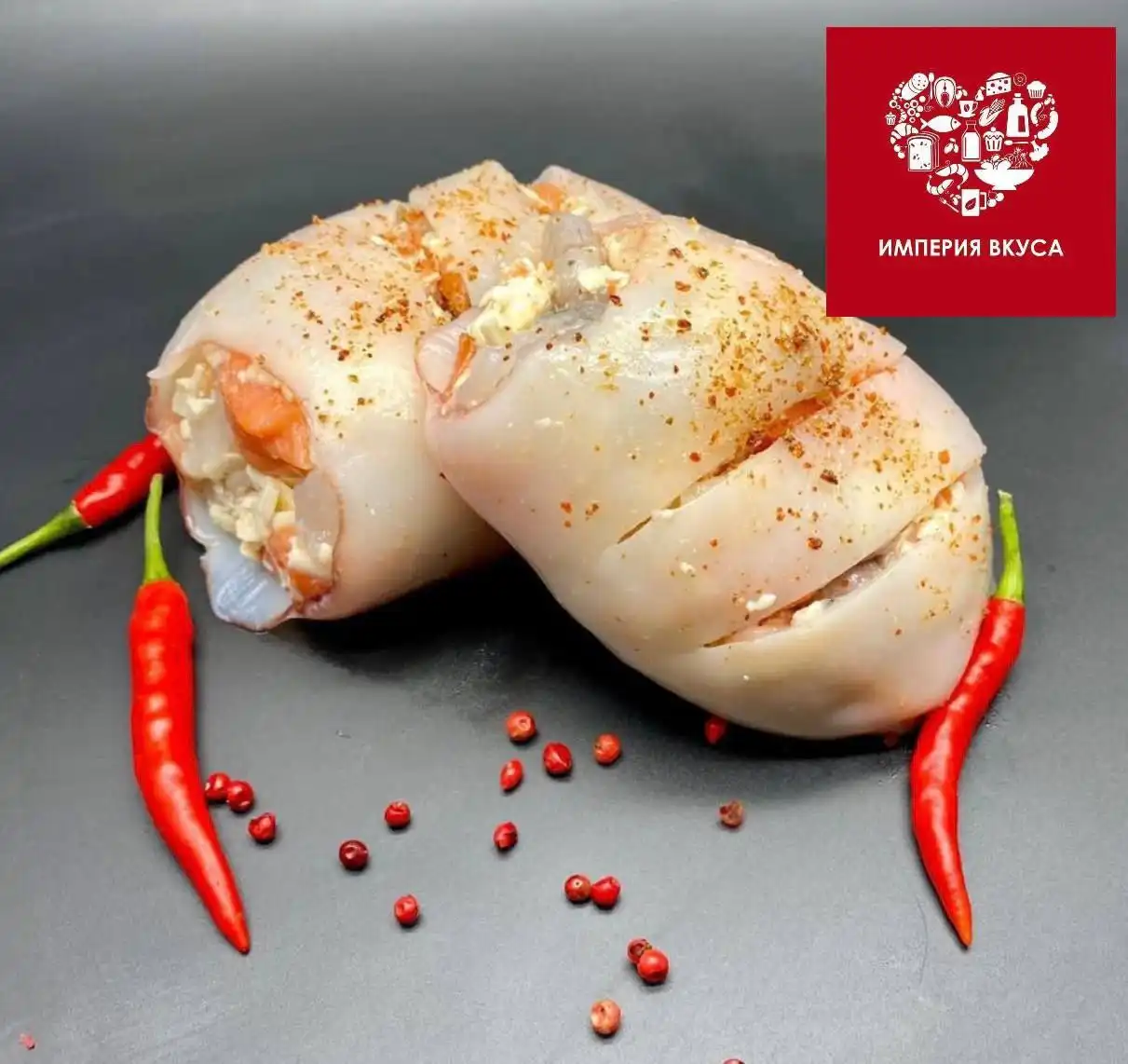 Кальмар и улитка фаршированные в Оренбурге