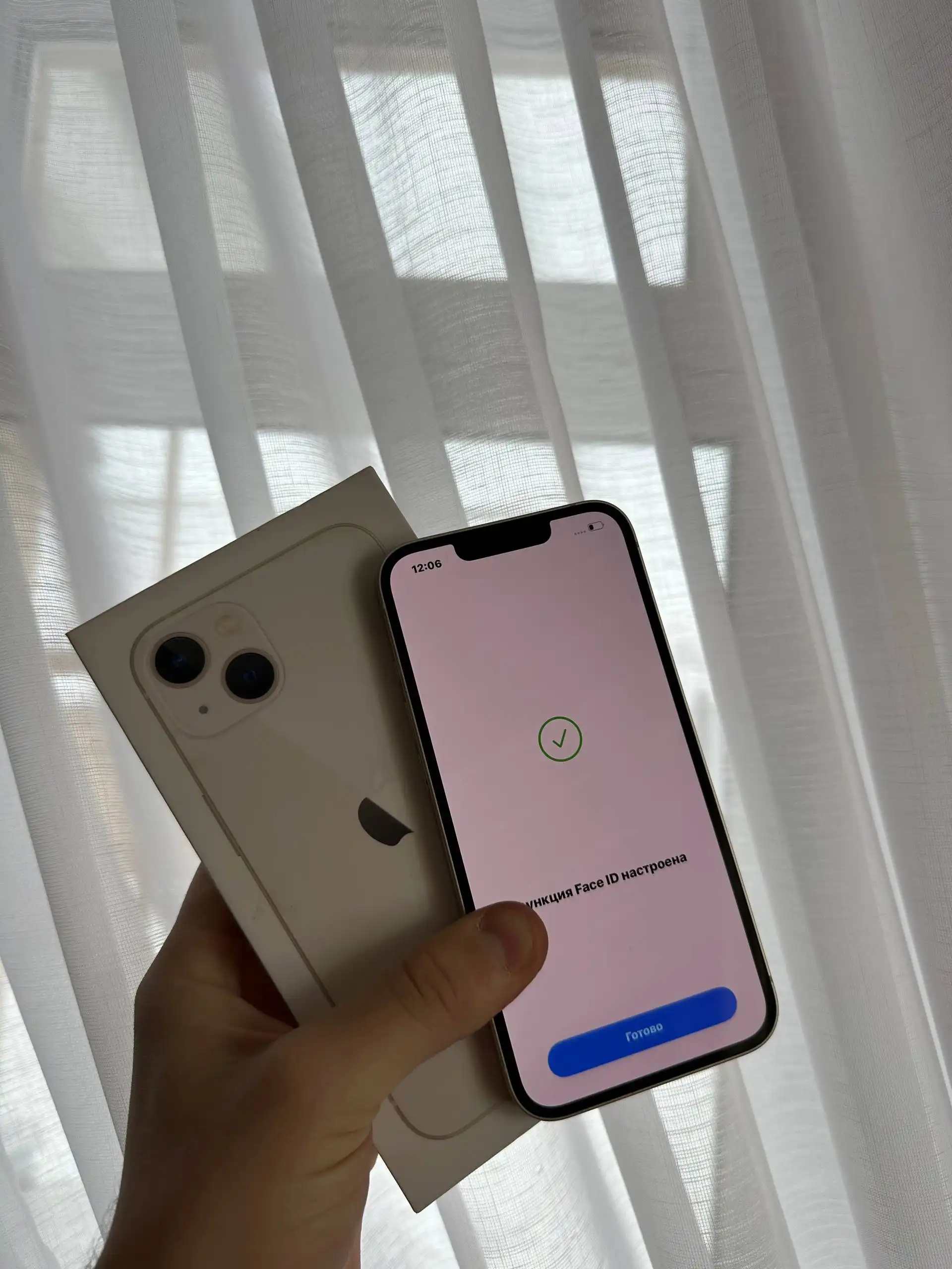 Продам iPhone 13 128 GB White в отличном состоянии - Смартфоны (Электроника) в Оренбург