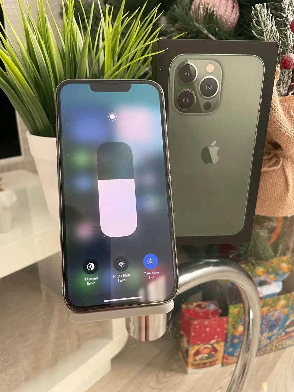 iPhone 13 Pro 256 ГБ Green в идеальном состоянии - Смартфоны (Электроника) в Оренбург