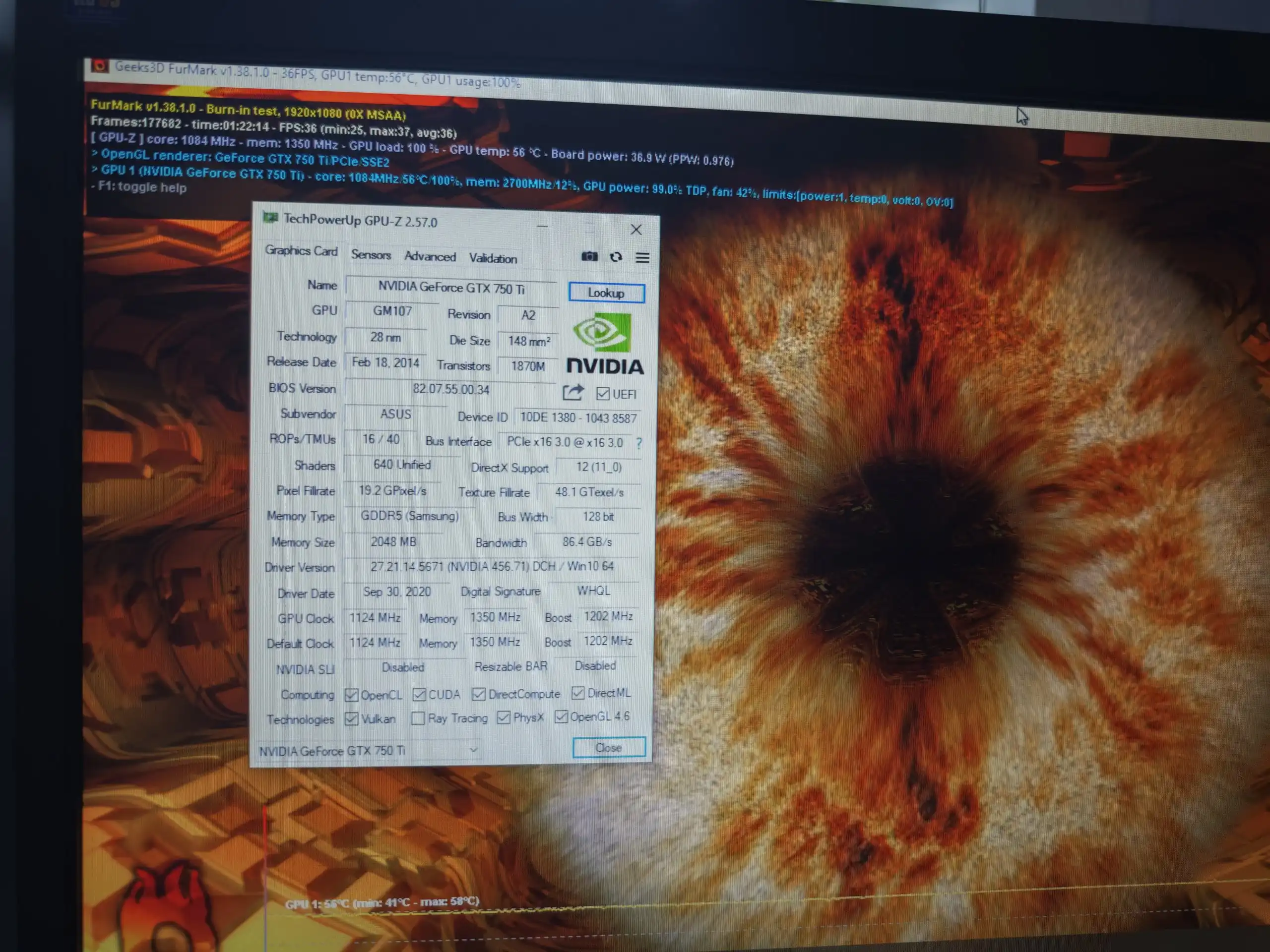 Видеокарта GTX750 TI в отличном состоянии - Комплектующие для ПК (Электроника) в Оренбург