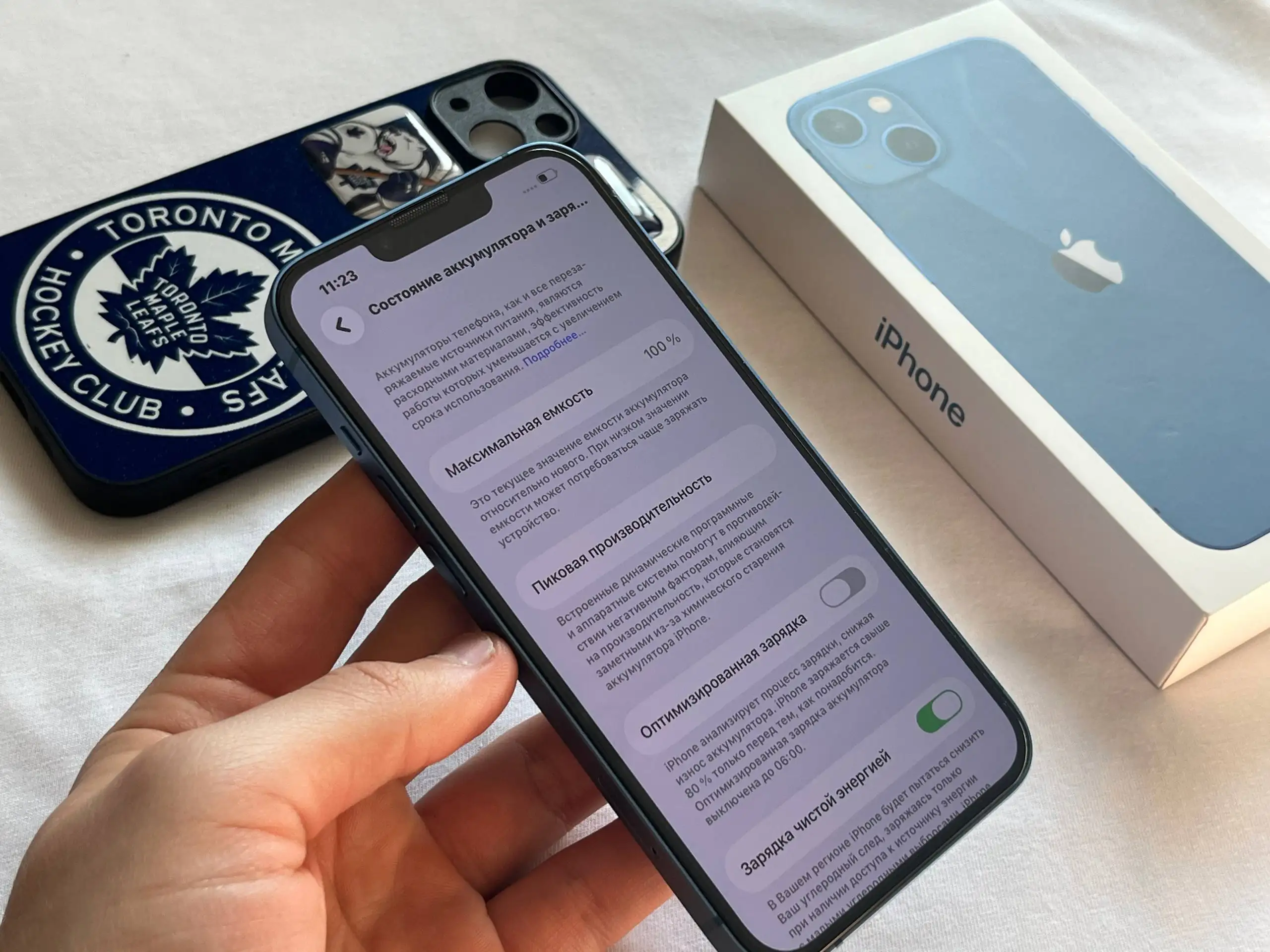 Продам iPhone 13 128 GB в отличном состоянии - Смартфоны (Электроника) в Оренбург