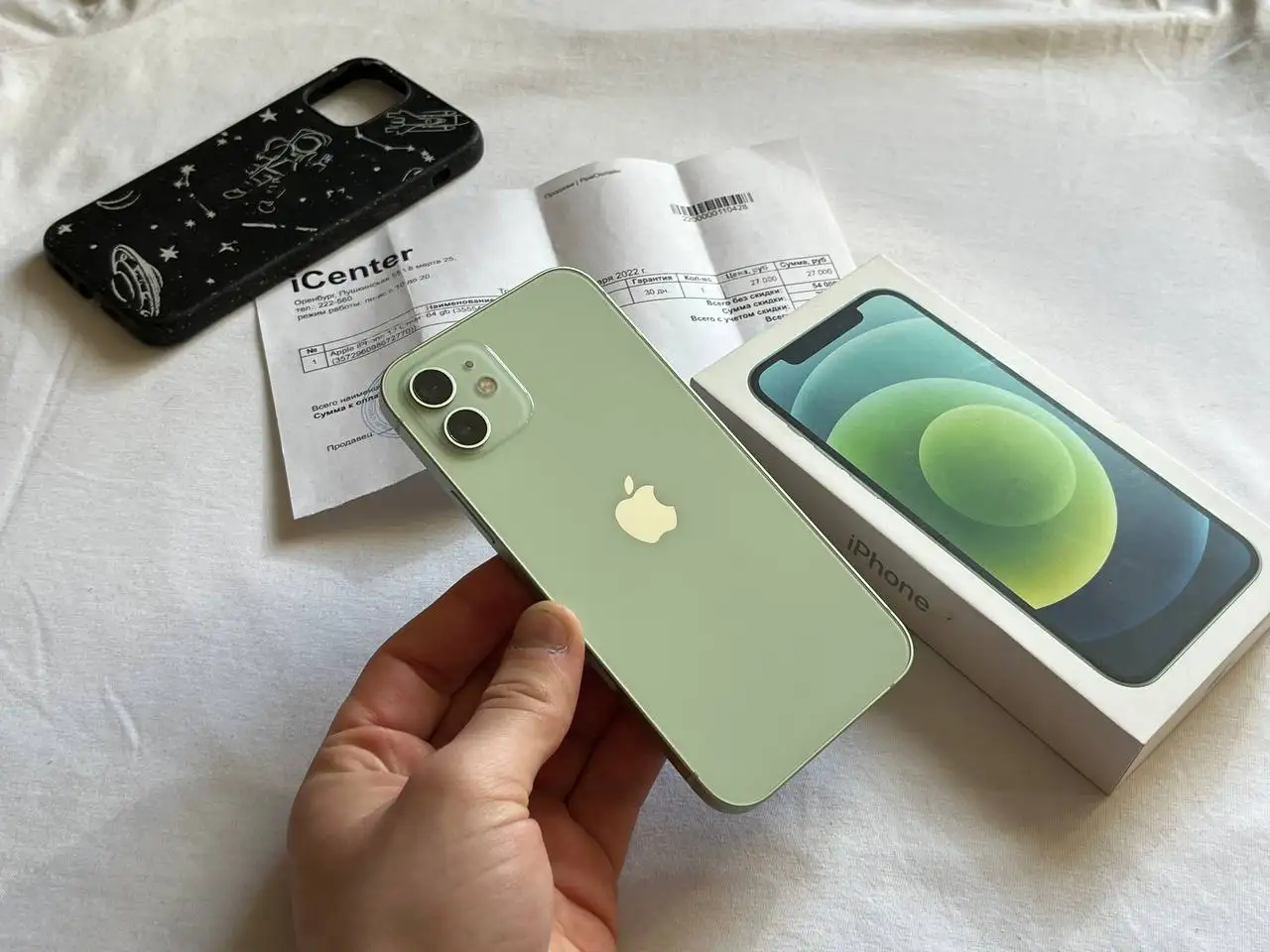iPhone 12 64 GB Green в отличном состоянии - Смартфоны (Электроника) в Оренбург