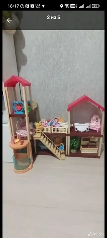 Продажа кукольного дома с мебелью - Кукольные домики в Оренбург