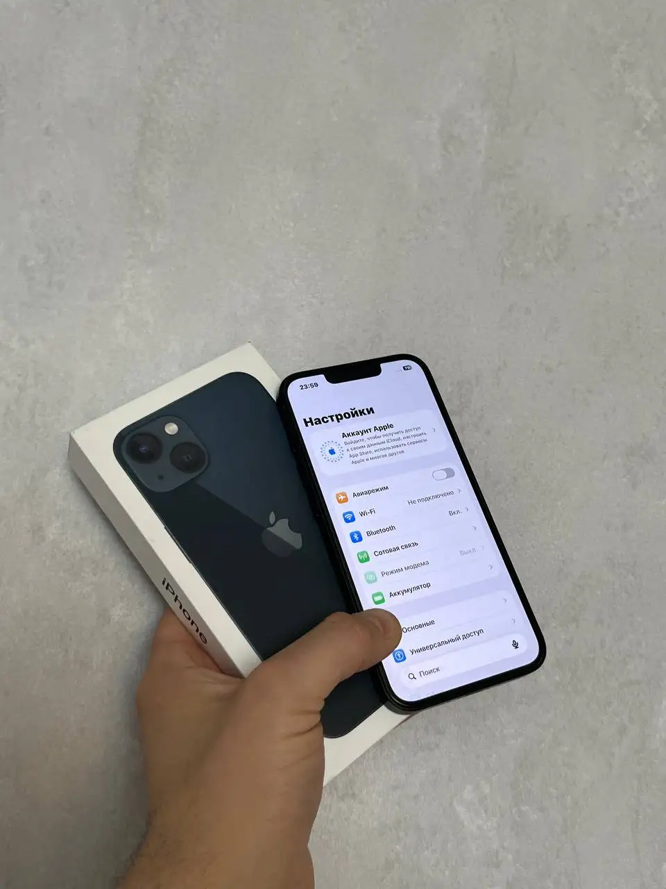 Продам iPhone 13 256 GB Midnight в отличном состоянии - Смартфоны (Электроника) в Оренбург