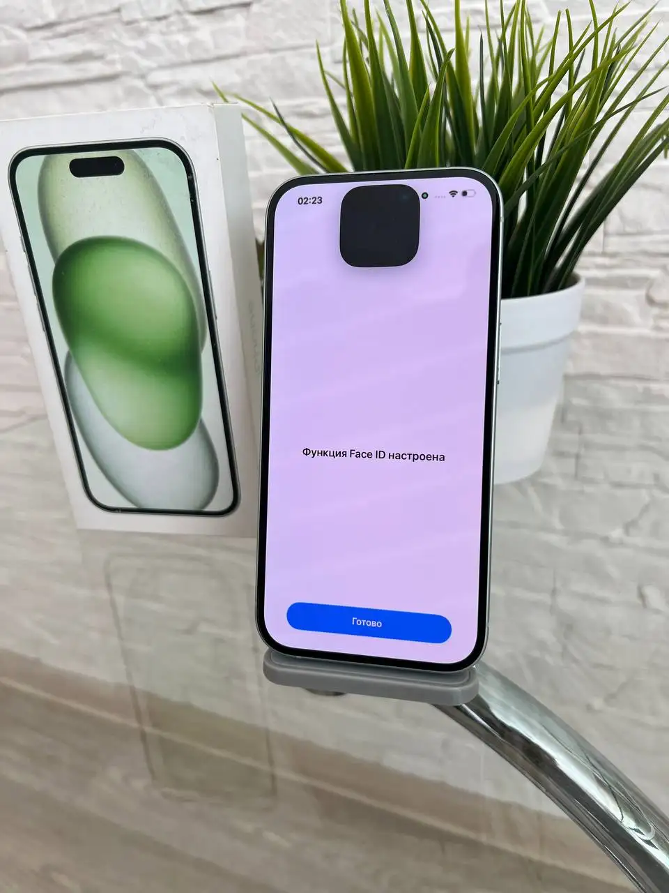 iPhone 15 128 GB Green в отличном состоянии - Смартфоны (Электроника) в Оренбург