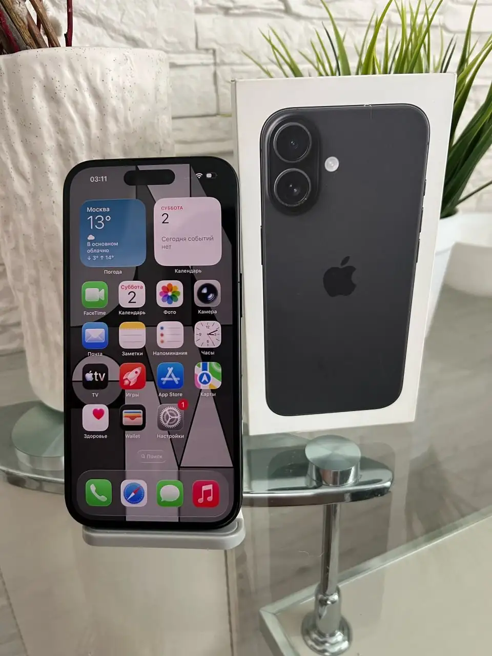 Продам iPhone 16 128 GB Black - Мобильные телефоны (Электроника) в Оренбург