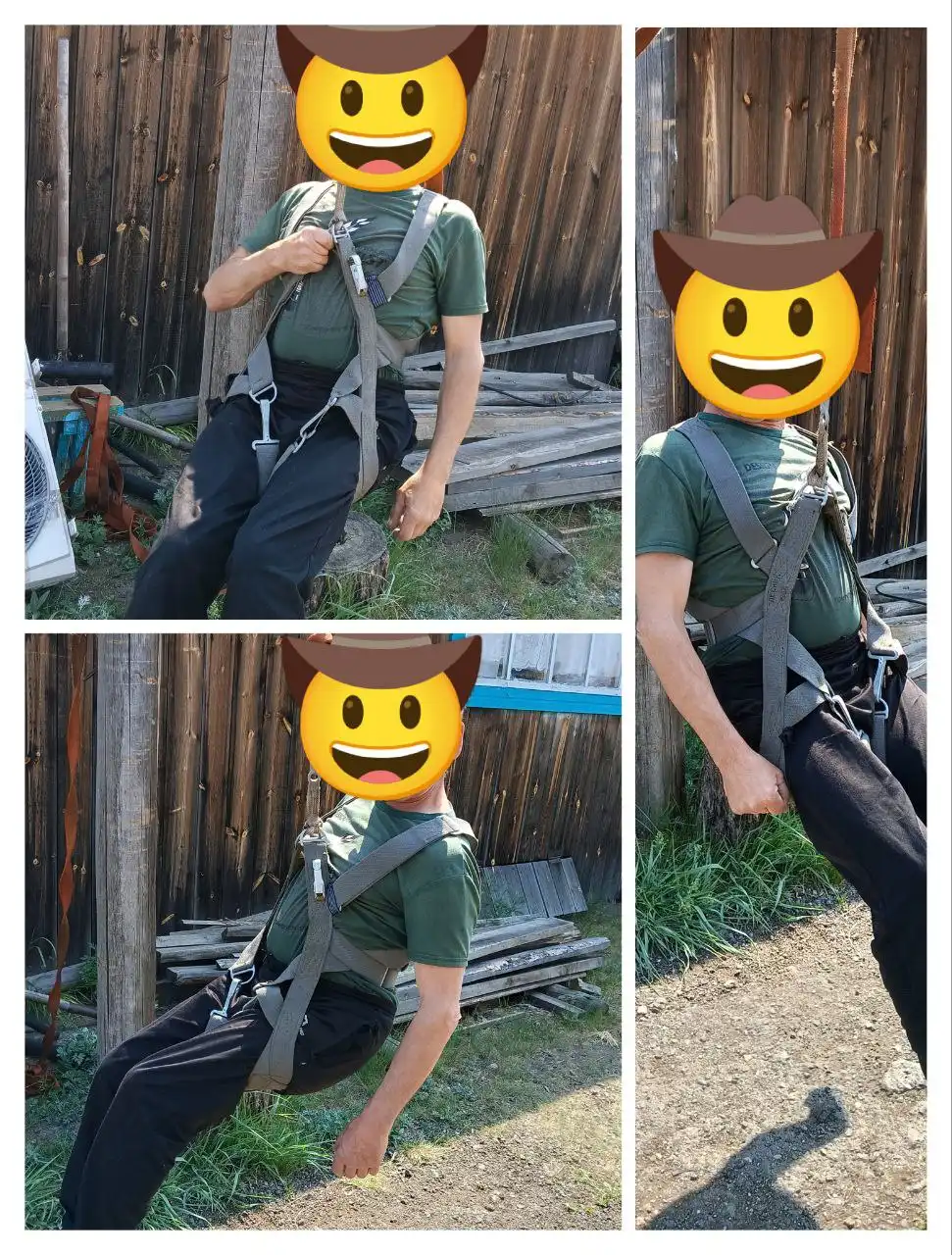 Подвесная система для промышленного альпинизма