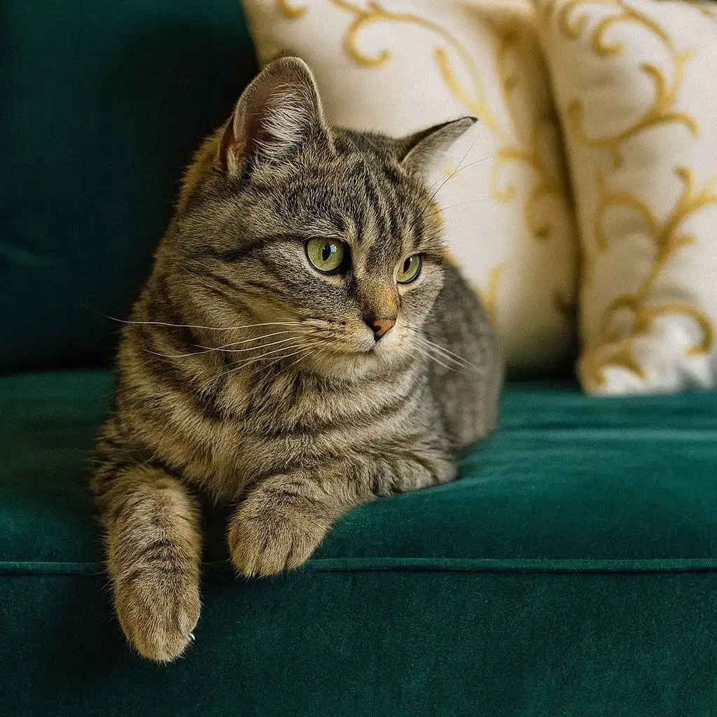 Шотландская кошка ищет дом