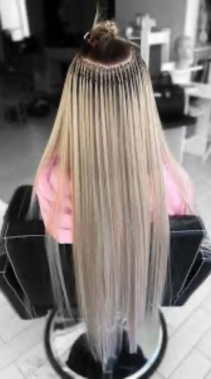 Наращивание волос афро моделям