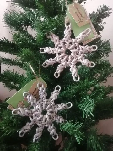 Снежинки из бумажной лозы диаметром 12 см - Хобби и отдых в Тюмень