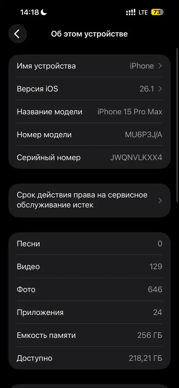 Продам iPhone 15 Pro Max 256 ГБ