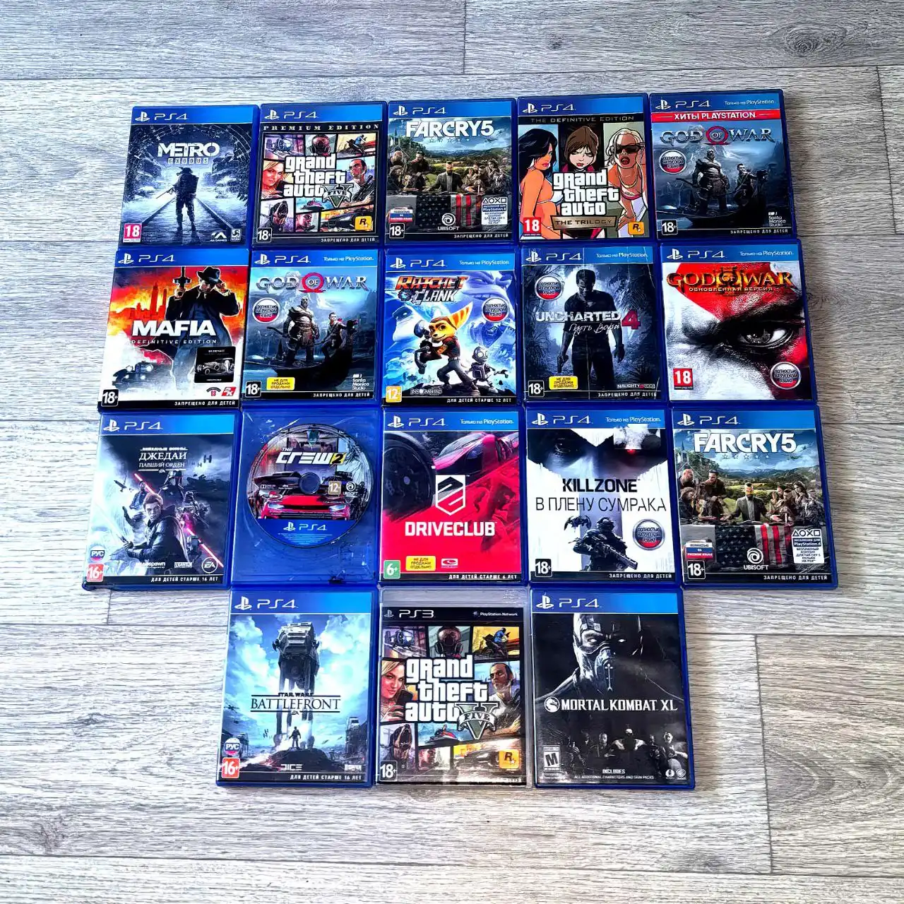 Продажа игр для PlayStation 4 и Xbox One