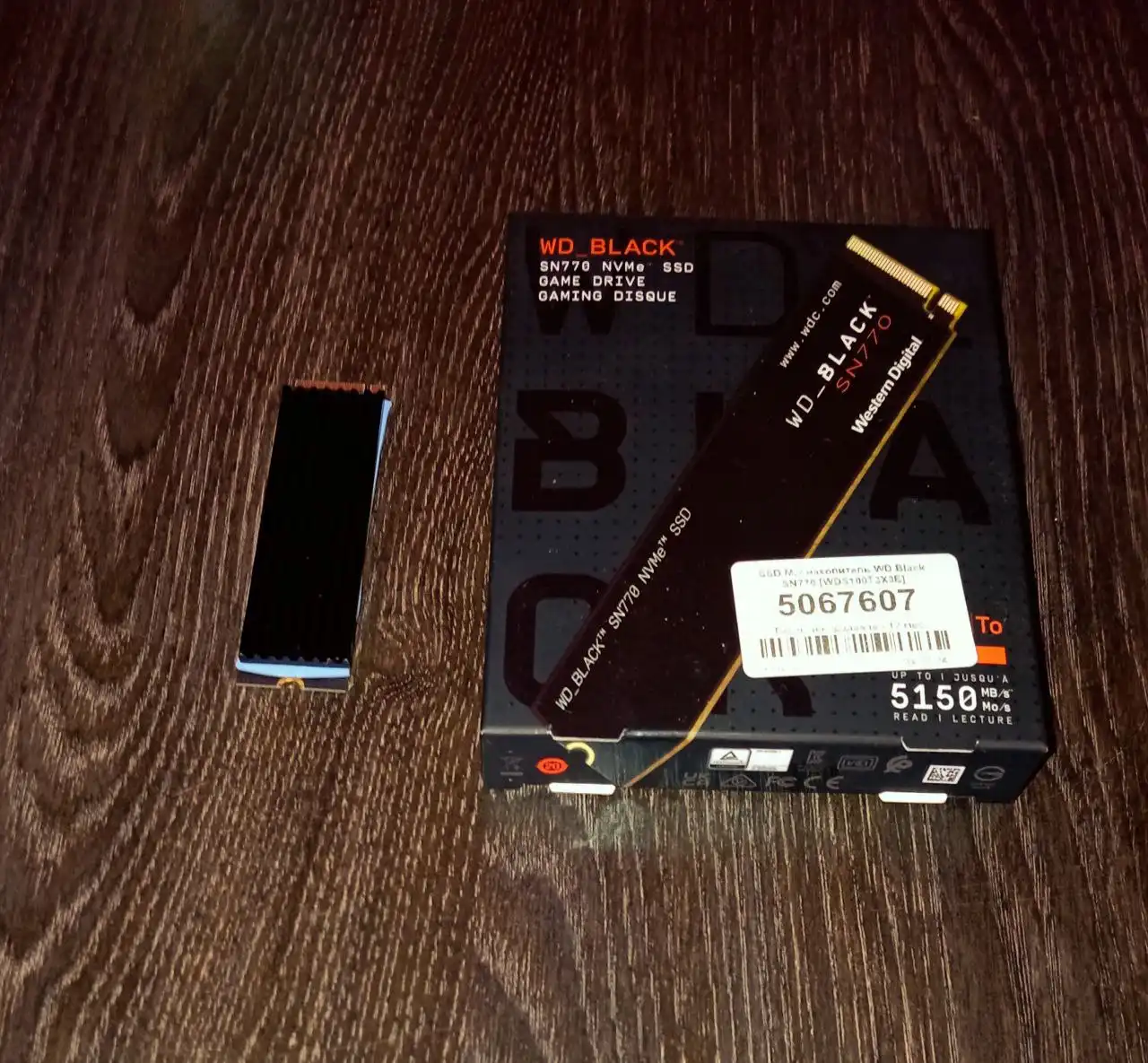 Продается SSD накопитель M2 NVME WD Black SN770 1 ТБ