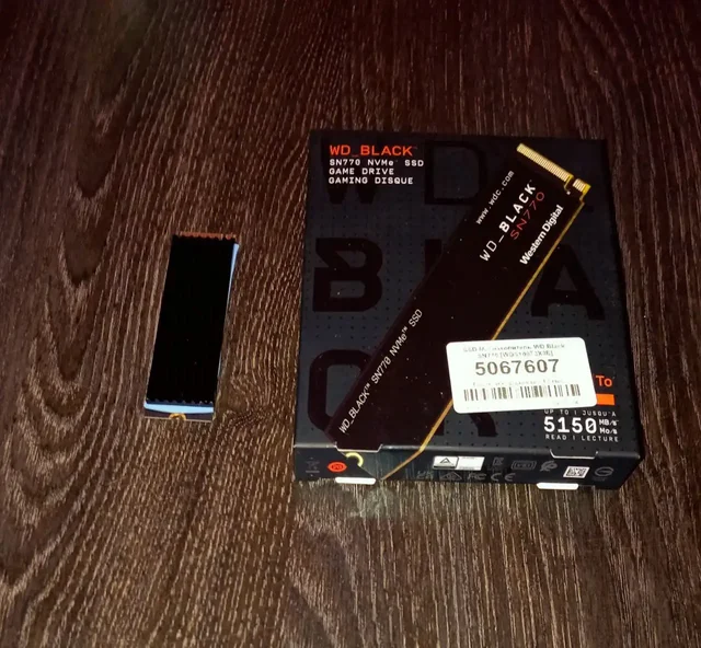 Продается SSD накопитель M2 NVME WD Black SN770 1 ТБ - частное объявление в Очёр