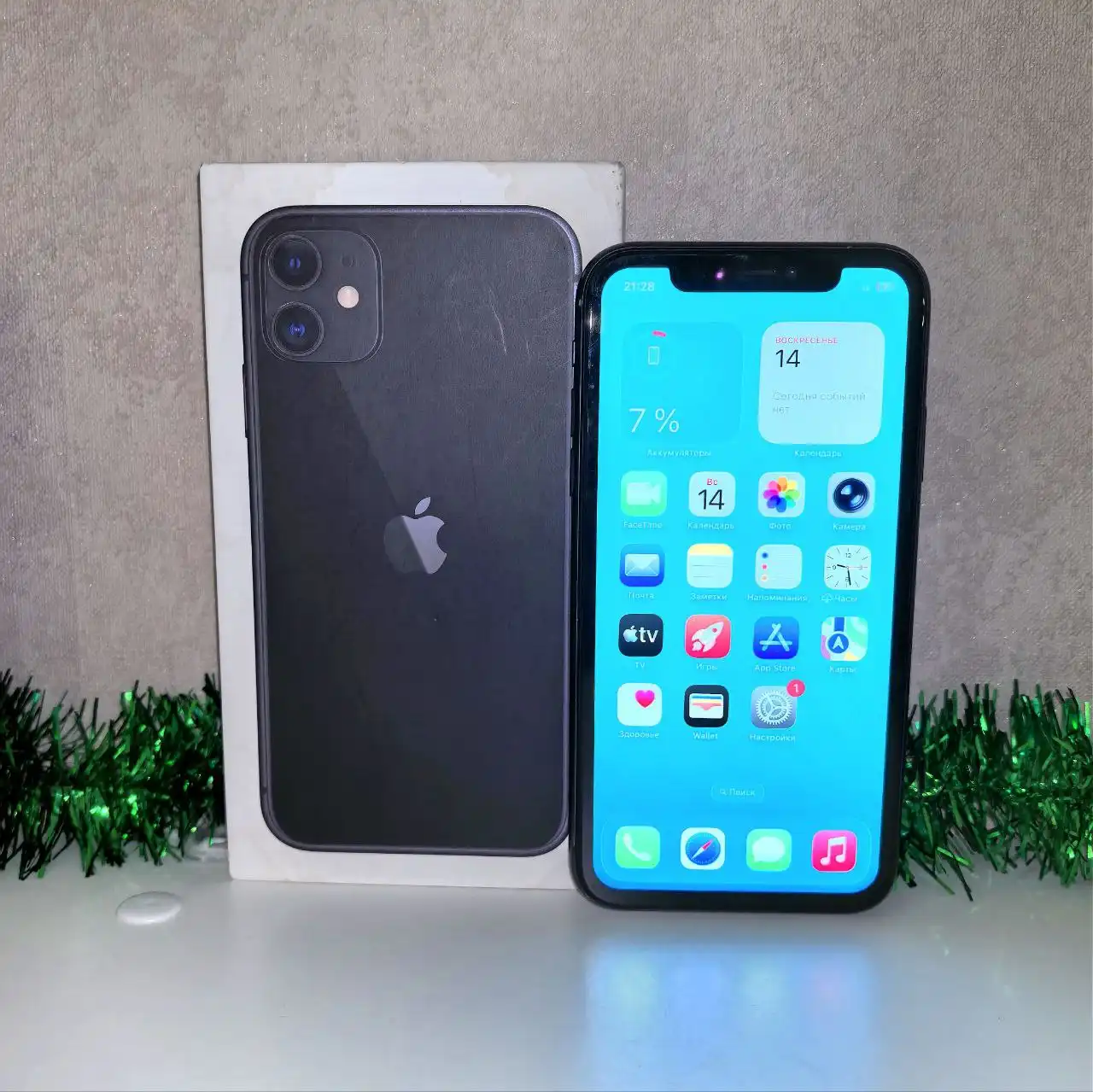 iPhone 11 64gb черный с дефектами