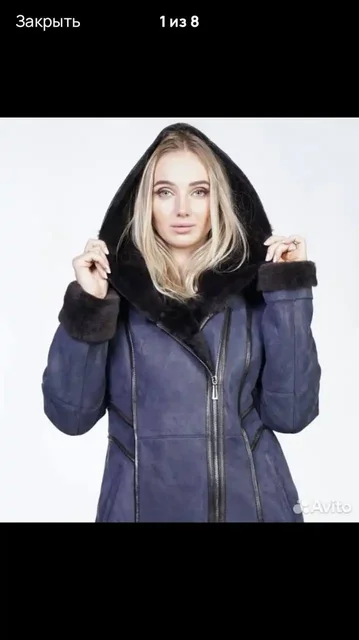 Дубленка женская 44 размер, овчина натуральная - Одежда в Пермь