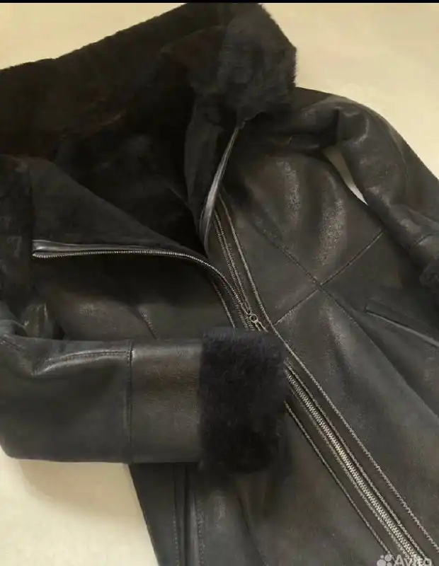 Дубленка женская 44 размер, овчина натуральная