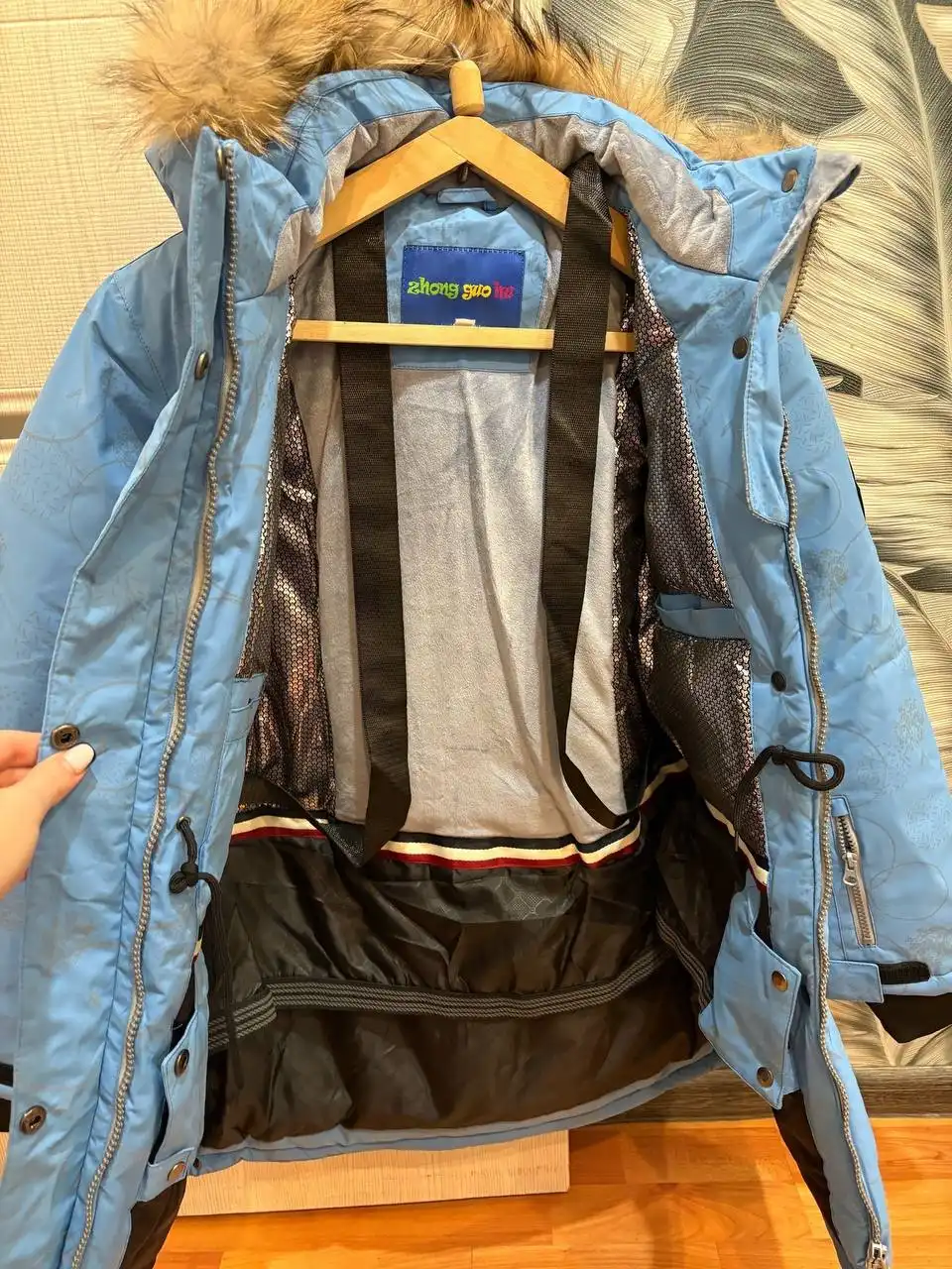 Горнолыжная куртка для девочки подростка 140см