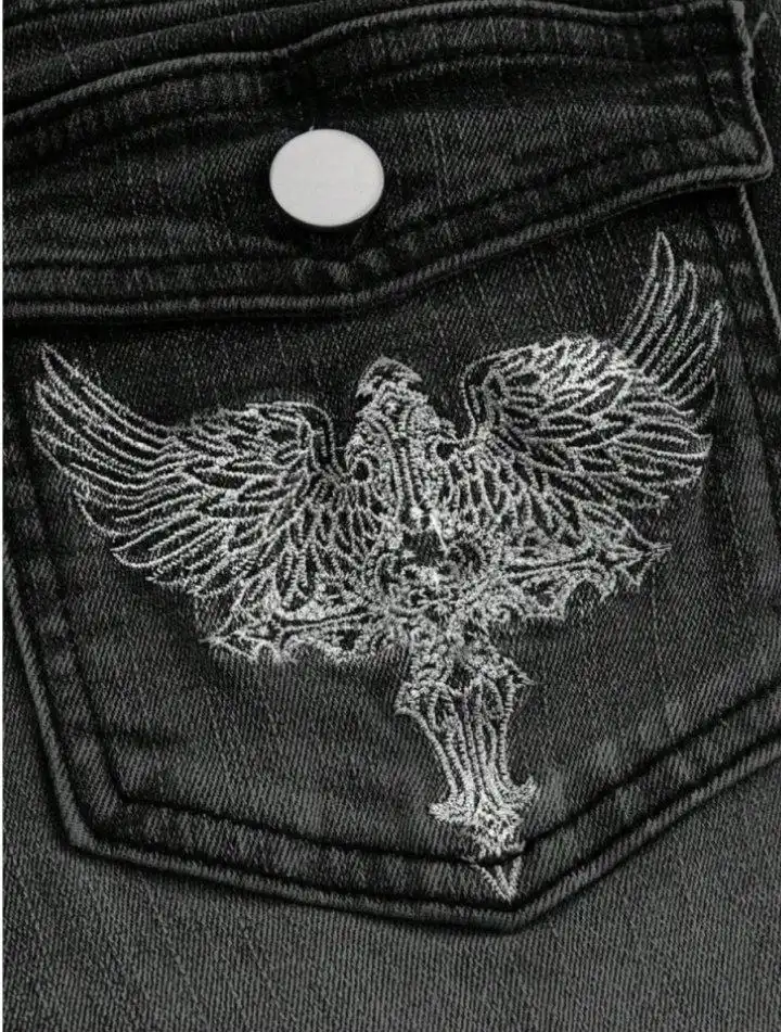 Джинсы клеш размер L, идеальное состояние