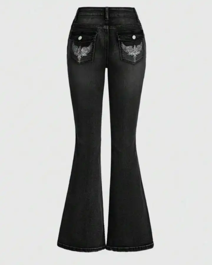 Джинсы клеш размер L, идеальное состояние