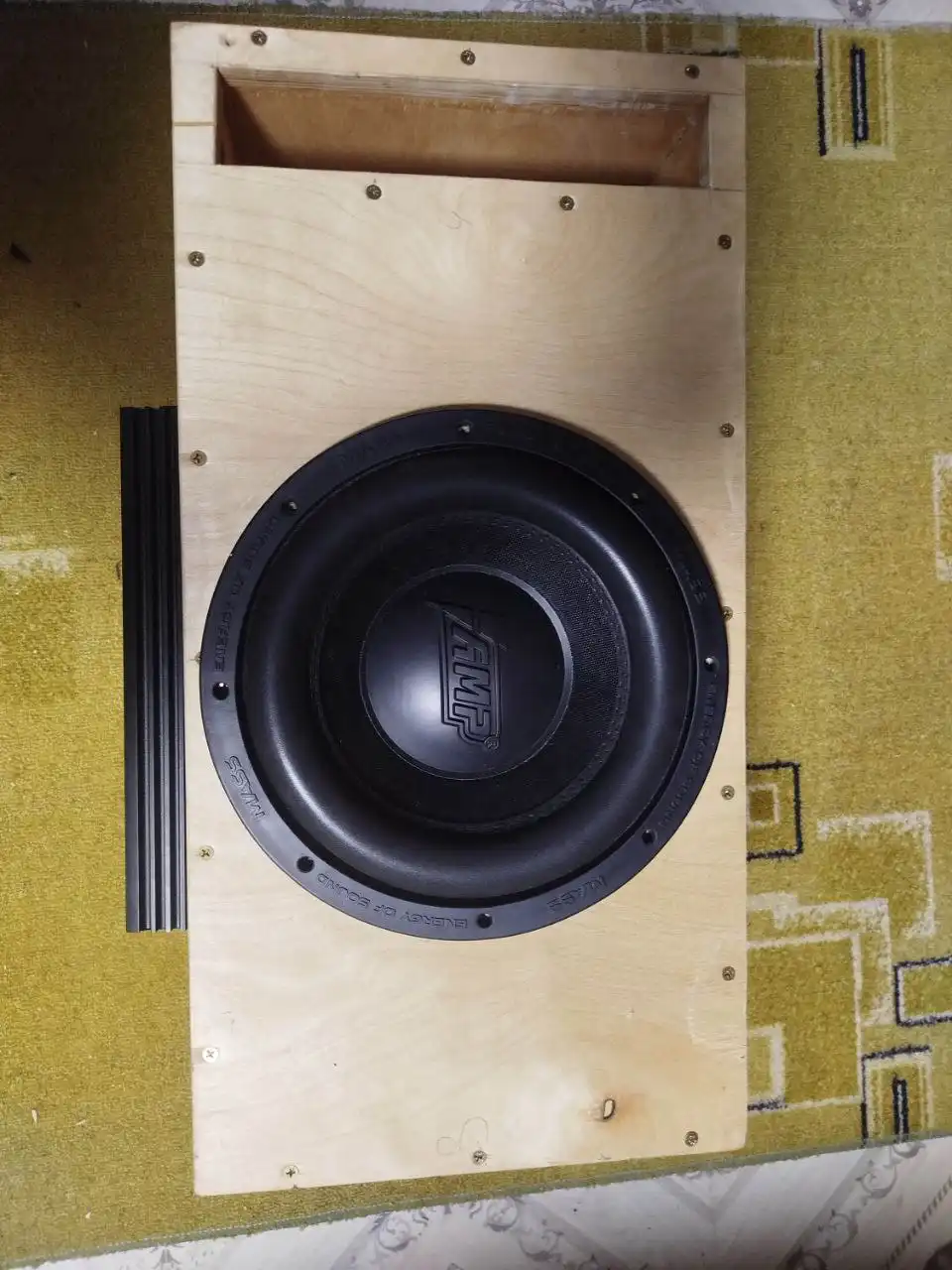 Сабвуфер с усилителем и коробом - Аудиотехника (Электроника) в Пермь