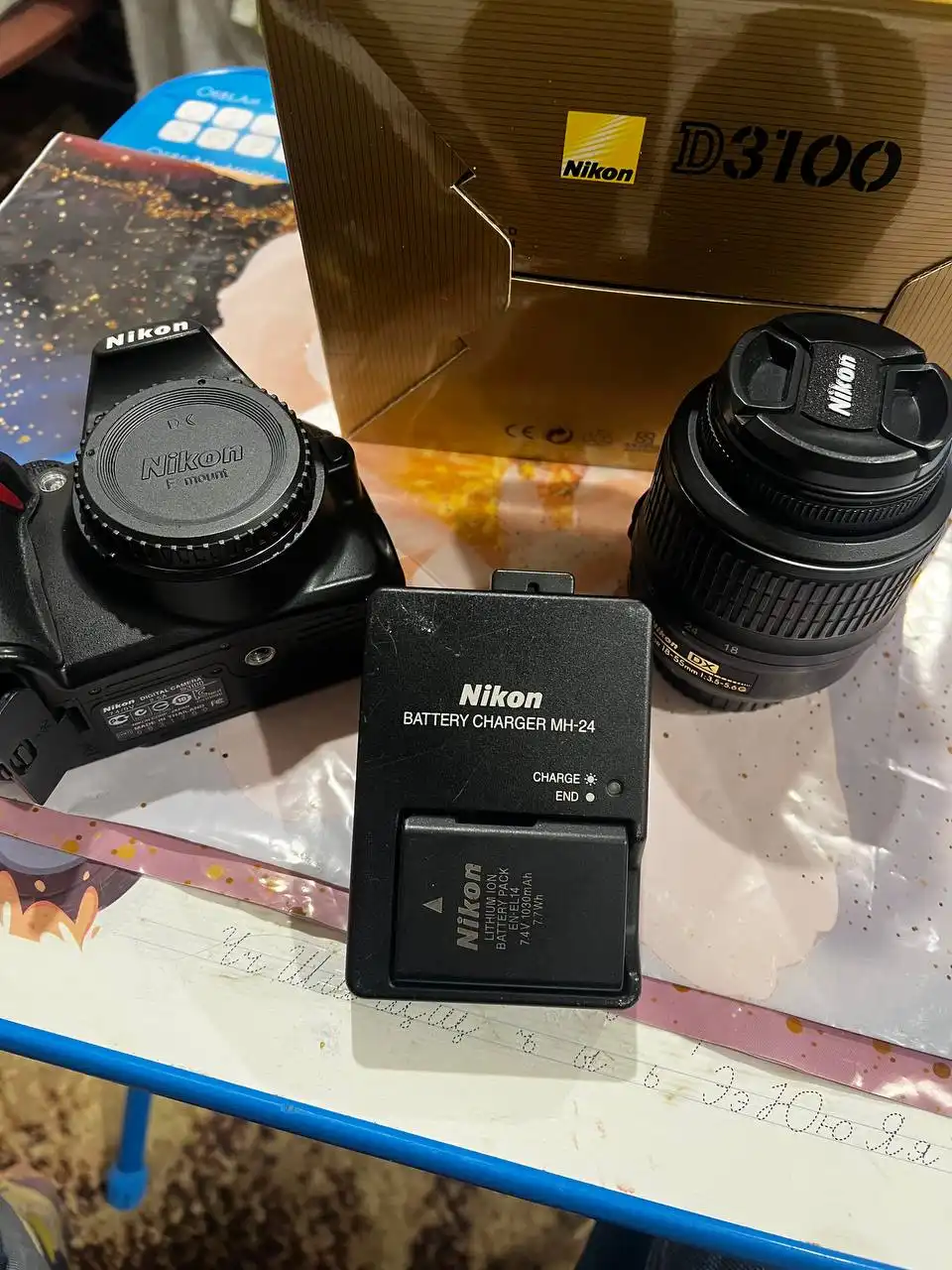Продам фотоаппарат D3100 Kit AF-S DX NIKKOR 18-55mm - Фотоаппараты (Электроника) в Пермь