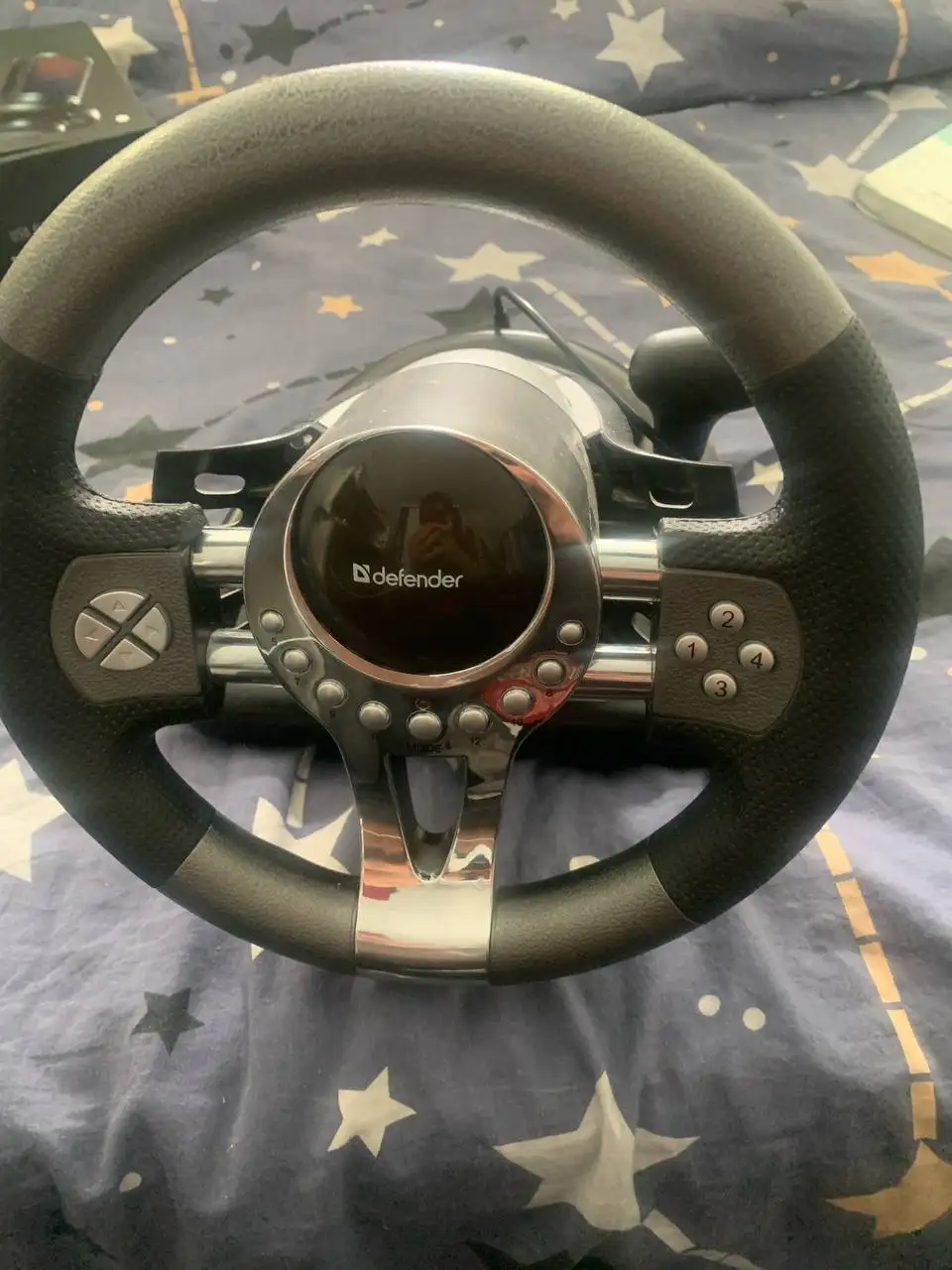 Руль от Defender и проводной микрофон - Геймпады и аксессуары (Электроника) в Пермь