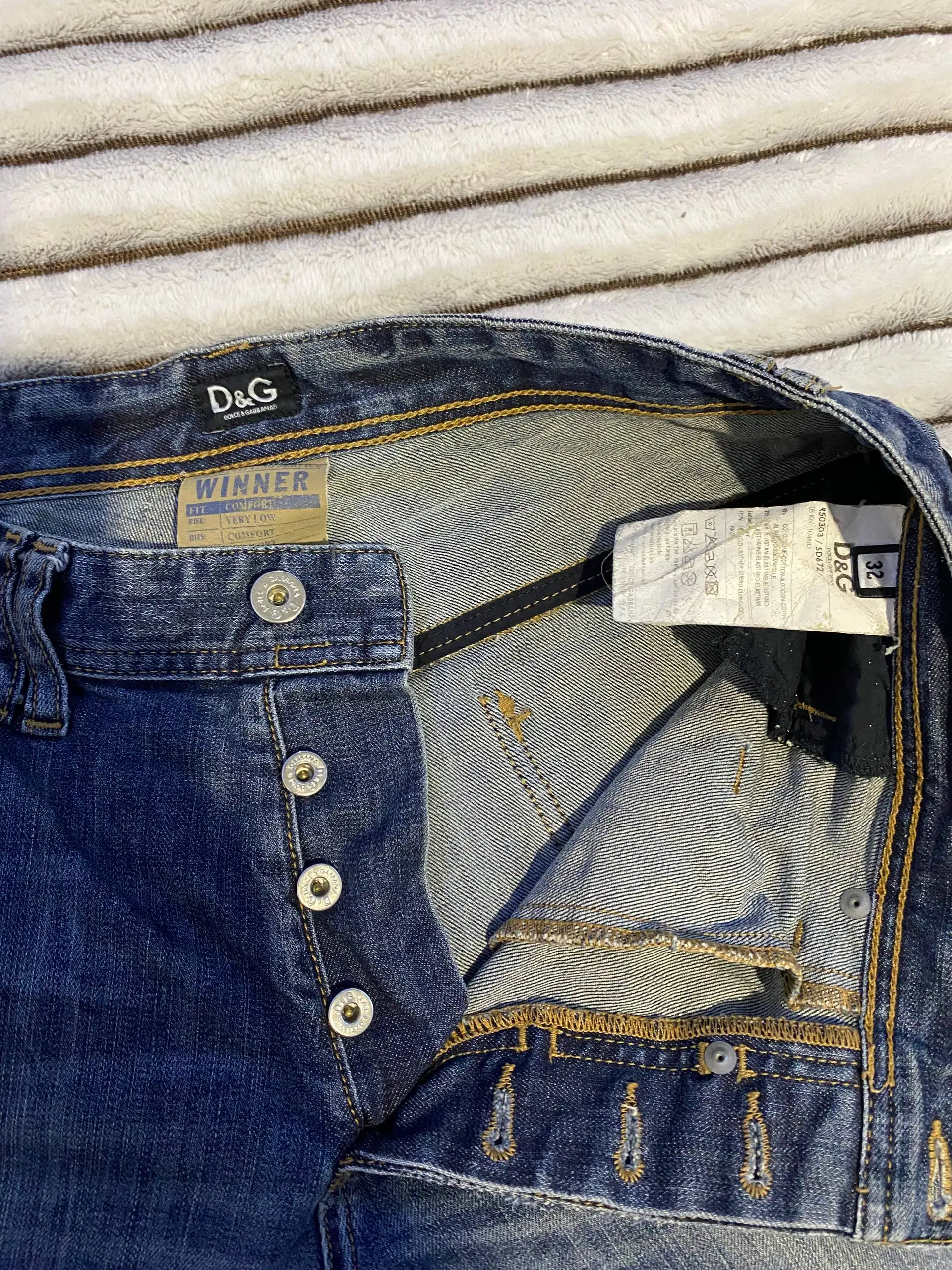 Джинсы Dolce & Gabbana винтаж - Джинсы (Одежда) в Пермь