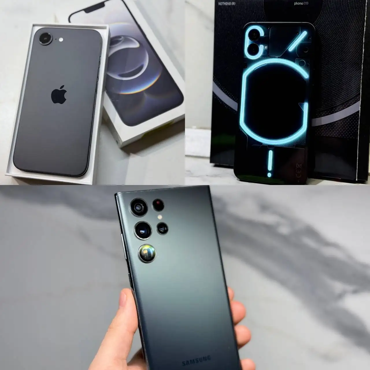 Продажа б/у смартфонов iPhone, Samsung и Nothing - Смартфоны (Электроника) в Пермь