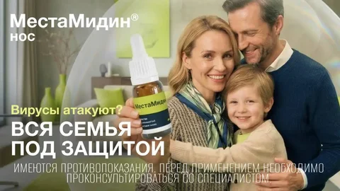 Противовирусные капли в нос Мерамидин для профилактики гриппа и простуд - Лекарства/Медицина в Пермь