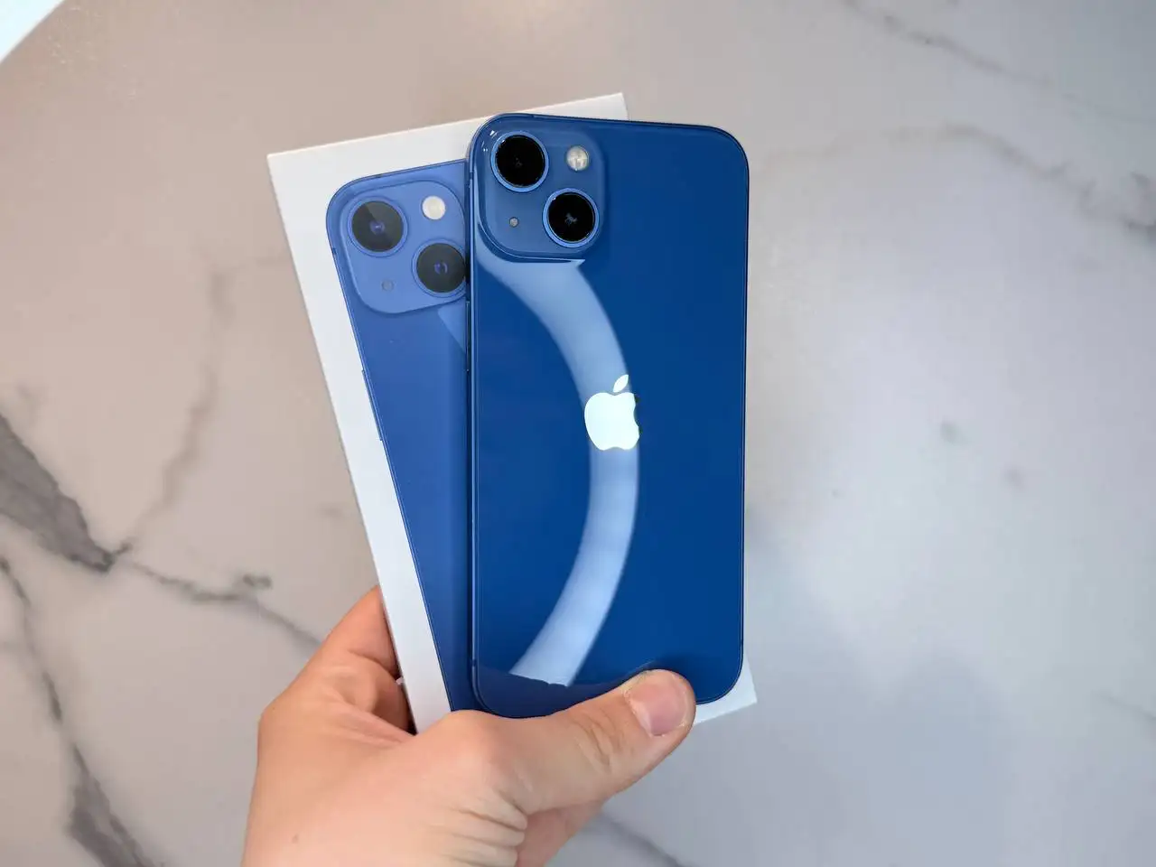 Продам iPhone 13/128 Blue в хорошем состоянии - Смартфоны (Электроника) в Пермь