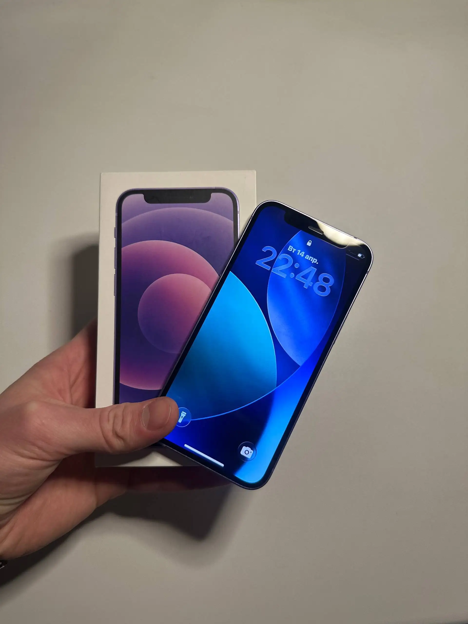 iPhone 12 mini 128 ГБ фиолетовый - Смартфоны (Электроника) в Пермь