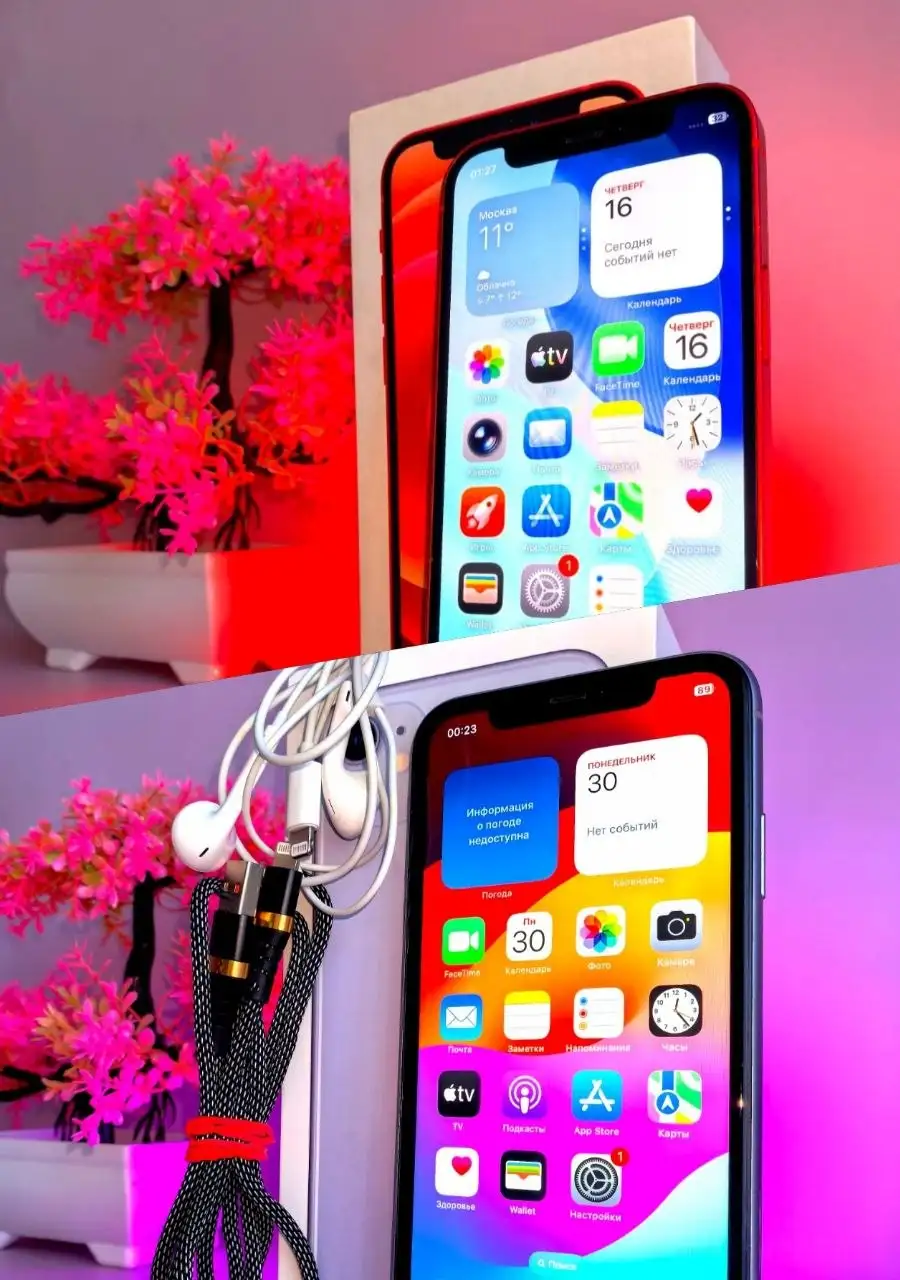 Продажа iPhone 11 и iPhone 12 mini - Смартфоны (Электроника) в Пермь