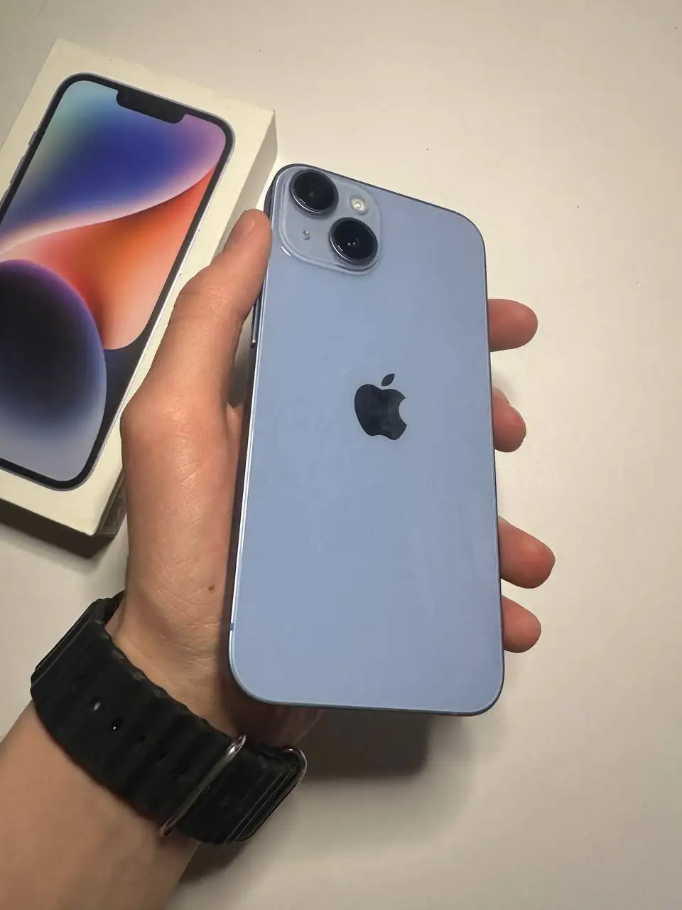 iPhone 14 128GB голубой - Мобильные телефоны (Электроника) в Пермь