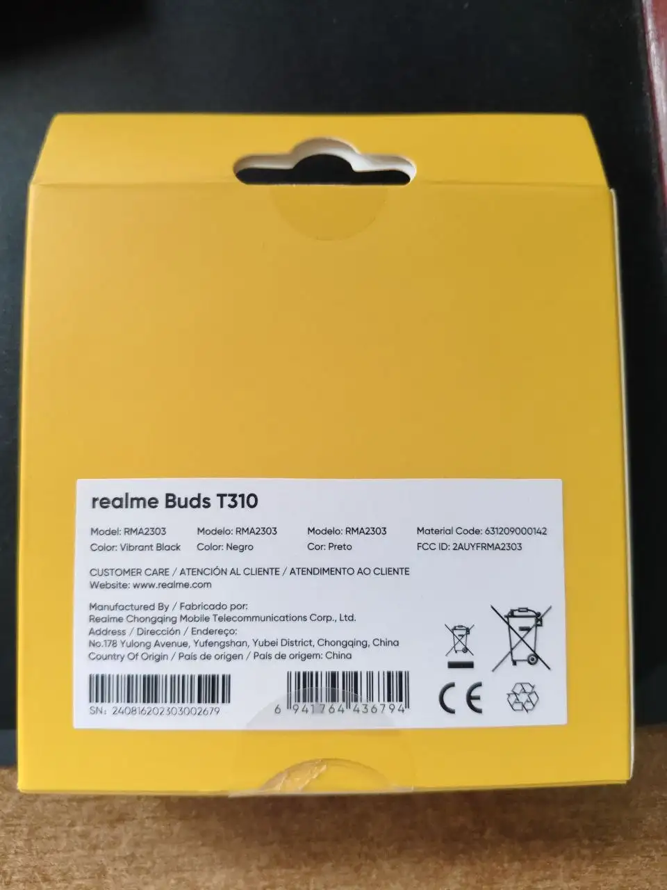 Продам наушники Realme Buds T310 - Наушники (Электроника) в Пермь