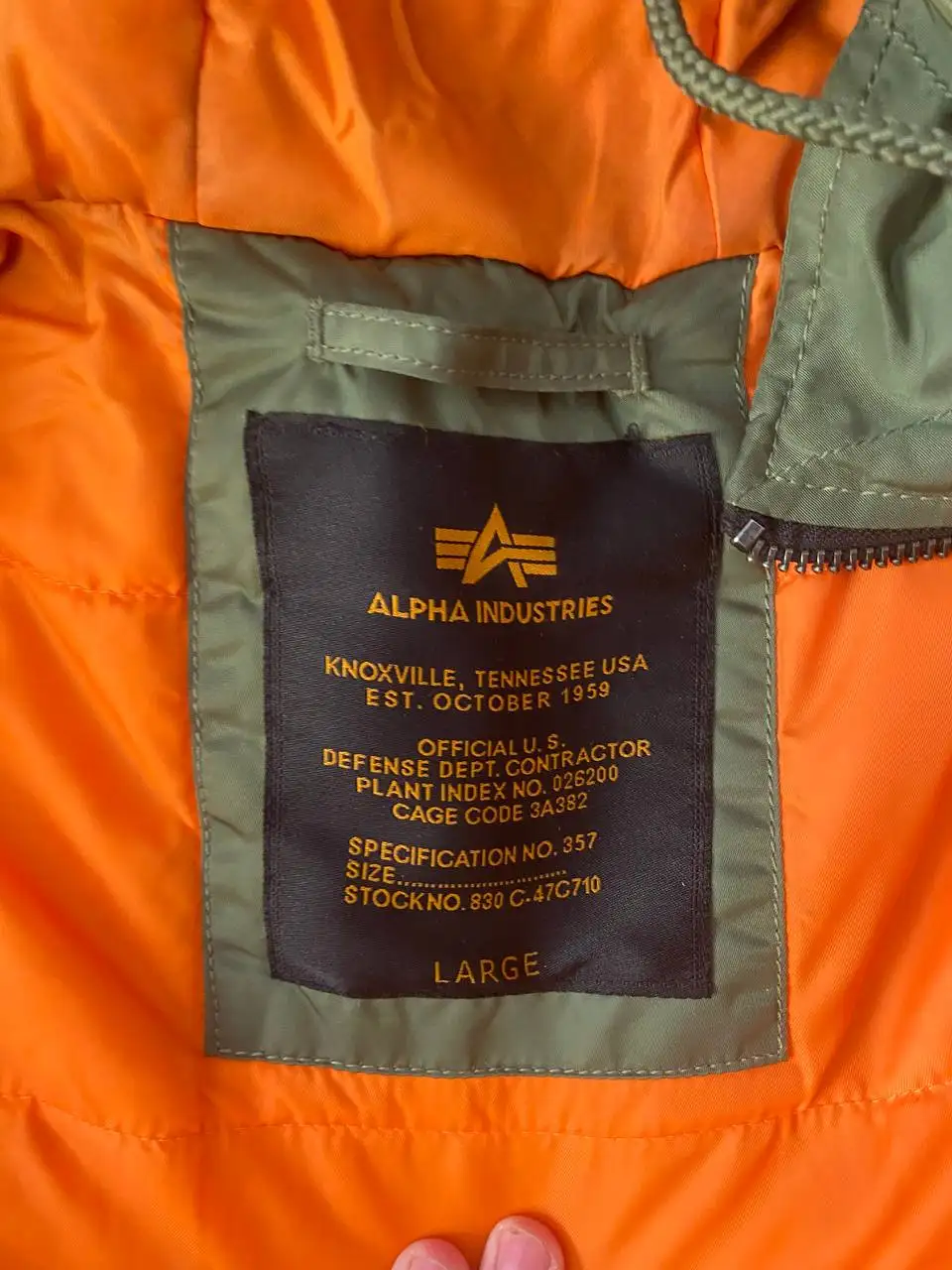 Жилетка Alpha Industries L - Верхняя одежда (Одежда) в Пермь