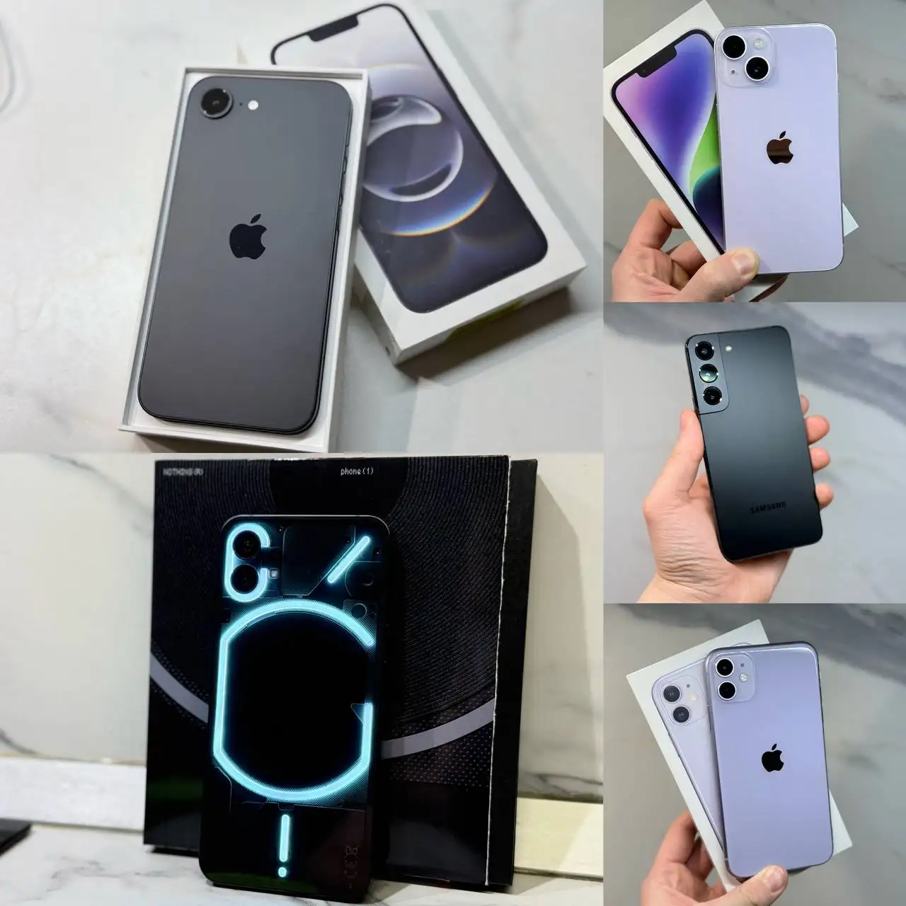 Продажа б/у смартфонов iPhone, Samsung, Nothing Phone - Смартфоны (Электроника) в Пермь