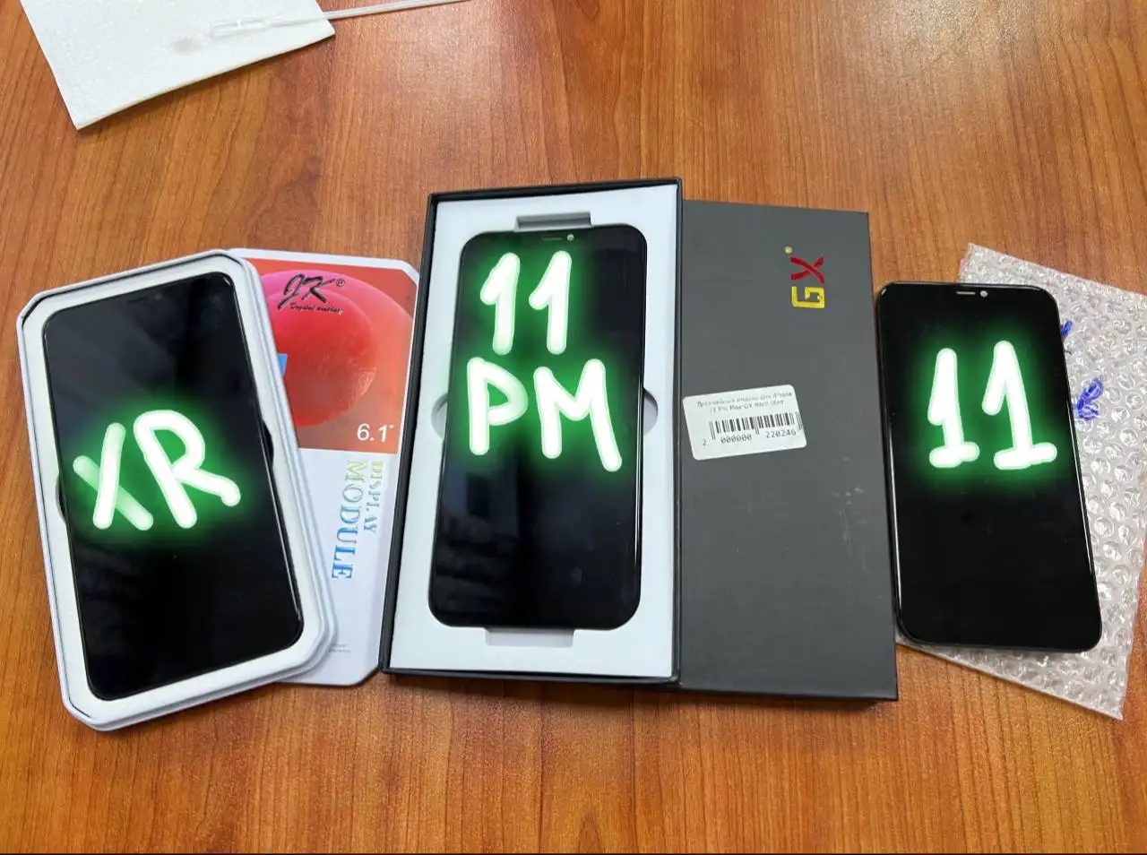 Продажа новых рабочих дисплеев для iPhone - Запчасти для телефонов (Электроника) в Пермь