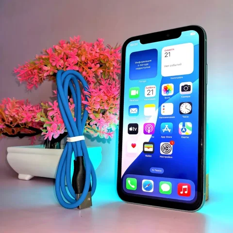 iPhone 11 64гб Green с замененным экраном и аккумулятором - Аксессуары для телефонов в Пермь