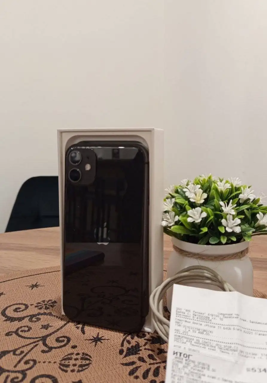 iPhone 11 64gb black в отличном состоянии - Телефоны (Электроника) в Пермь