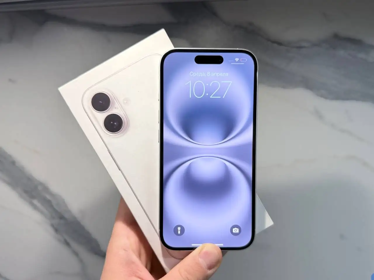 Продам iPhone 16/128 White в хорошем состоянии - Смартфоны (Электроника) в Пермь