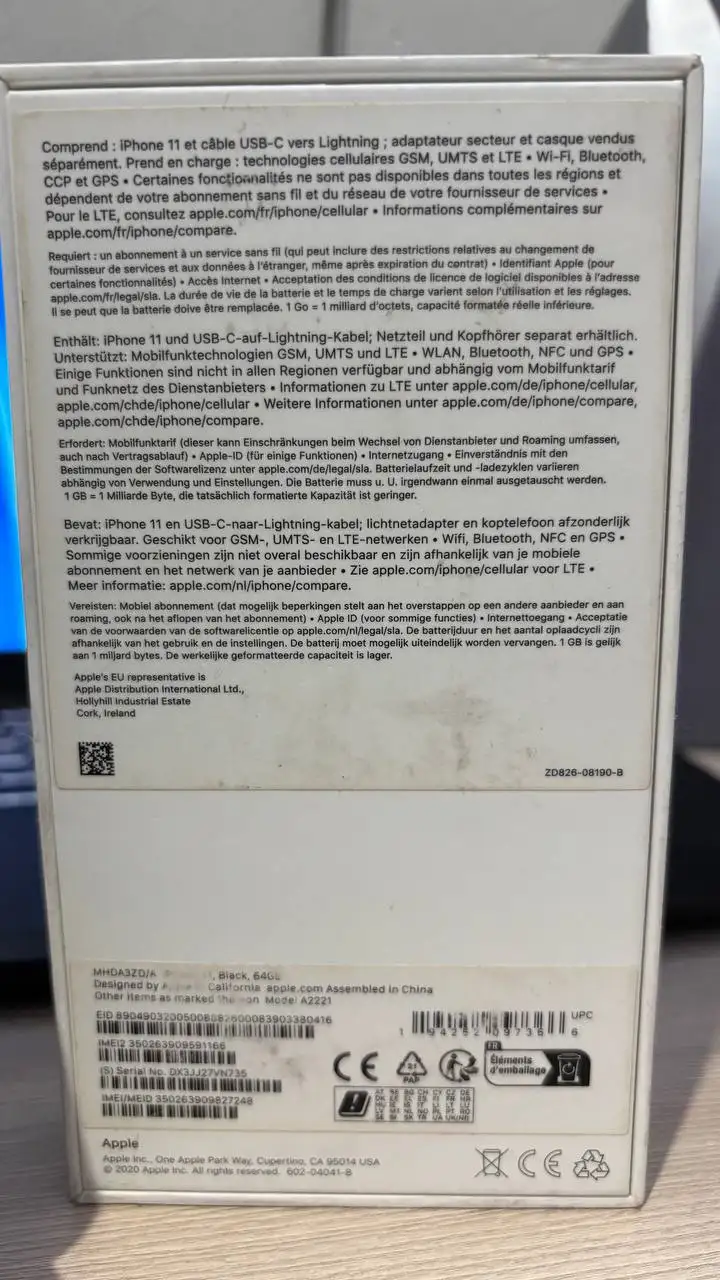 Продам iPhone 11 64 ГБ заблокирован - Мобильные телефоны (Электроника) в Пермь