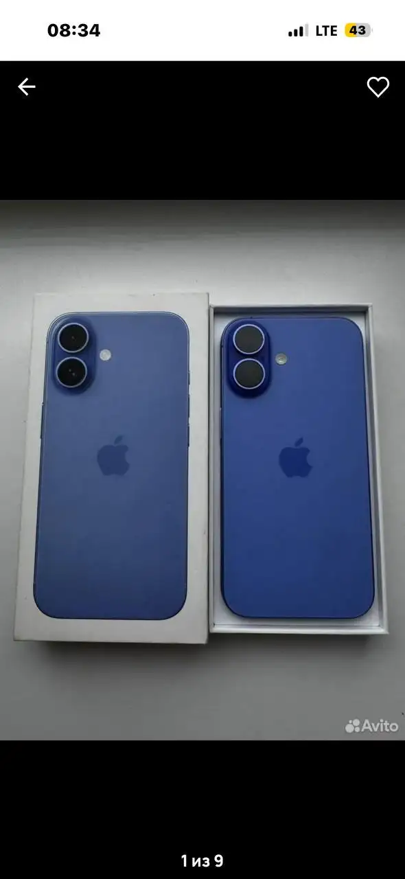 Продам iPhone 16 128GB голубой - Смартфоны (Электроника) в Пермь