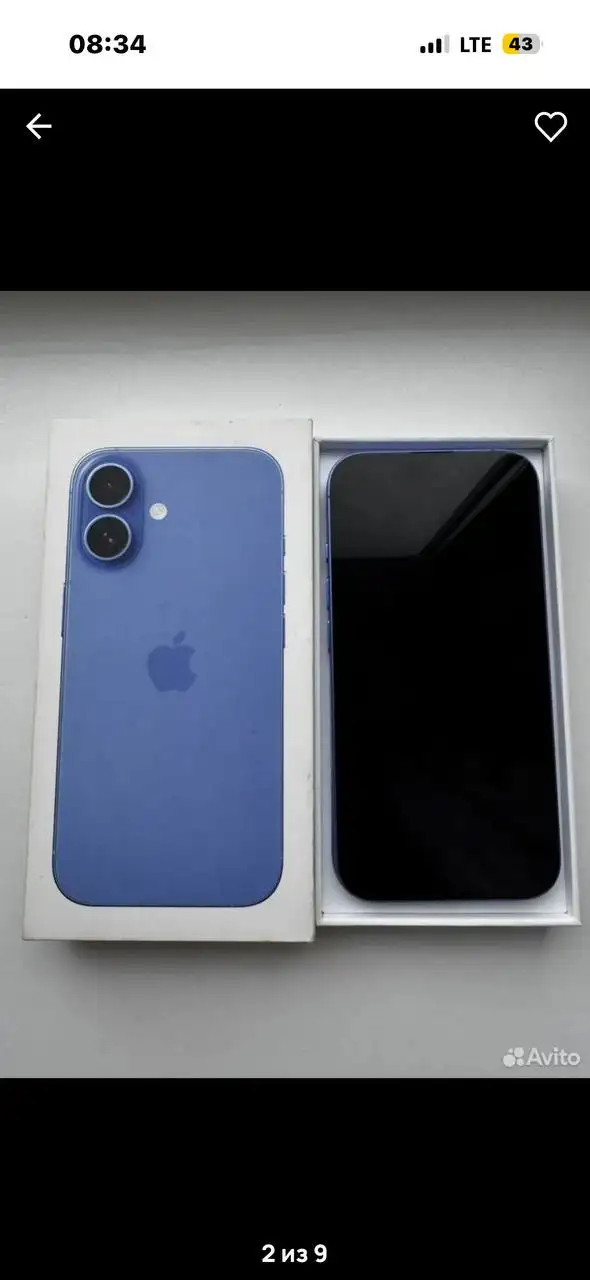 Продам iPhone 16 128GB голубой - Смартфоны (Электроника) в Пермь