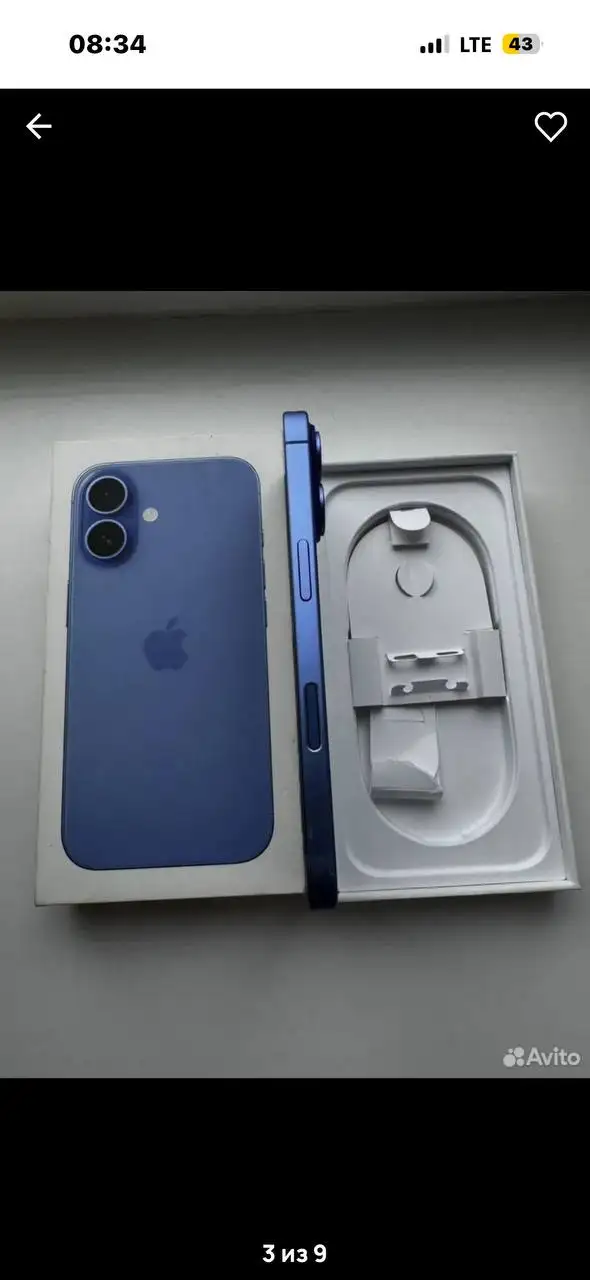 Продам iPhone 16 128GB голубой - Смартфоны (Электроника) в Пермь